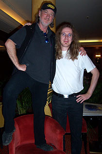 Roger und Andree in Stuttgart, 18. August 2001