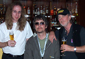 Andree, Don und Roger in Stuttgart, 18. August 2001